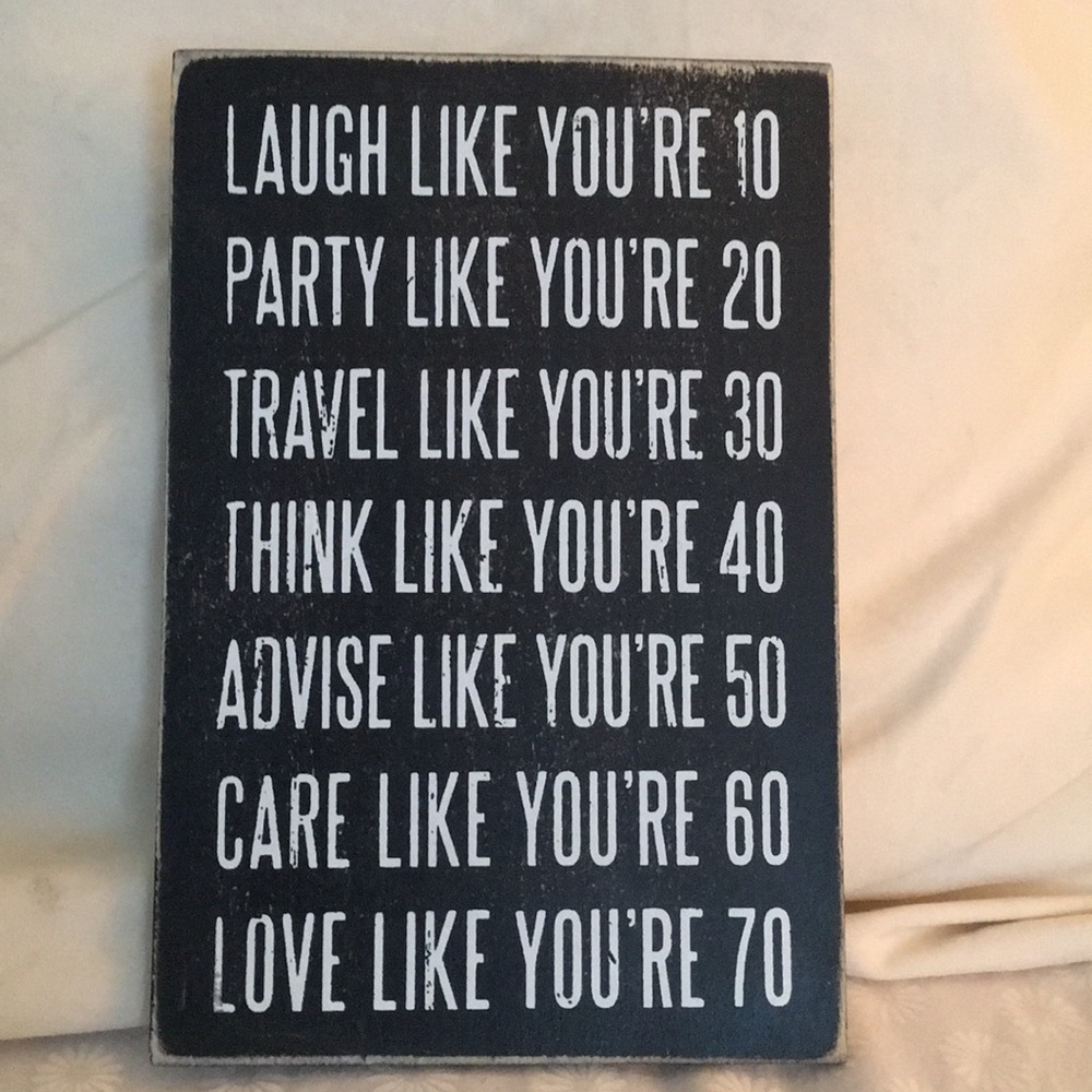 Life rules sign